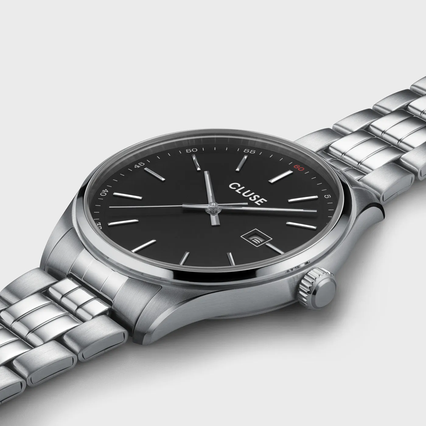 Anthéor Watch Steel Black, Silver Colour