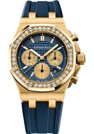 Audemars Piguet Royal Oak Offshore Selfwinding Chronograph Watch-Blue Dial 37mm-26231BA.ZZ.D027CA.01