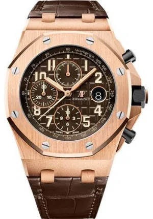 Audemars Piguet Royal Oak Offshore Selfwinding Chronograph Watch-Brown Dial 42mm-26470OR.OO.A099CR.01