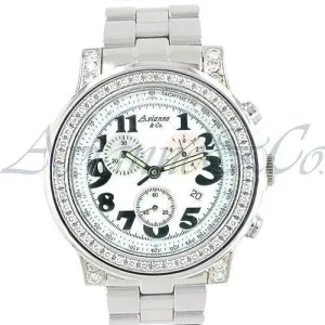 Avianne & Co. Mens King Collection Diamond Watch 6.00 Ctw