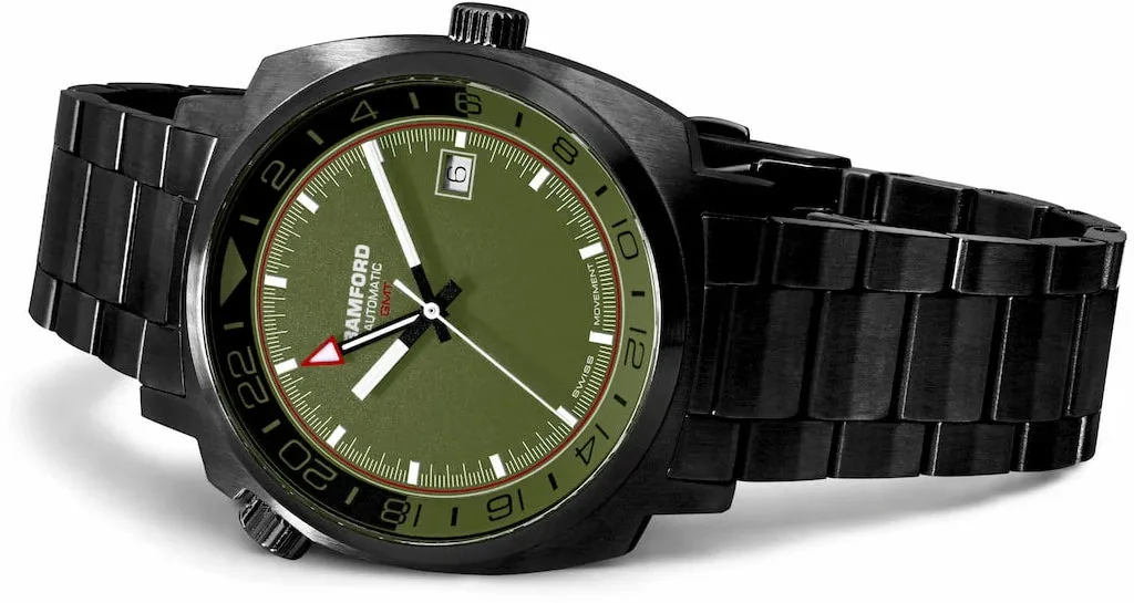 BAM Watch GMT Commando Blacksteel