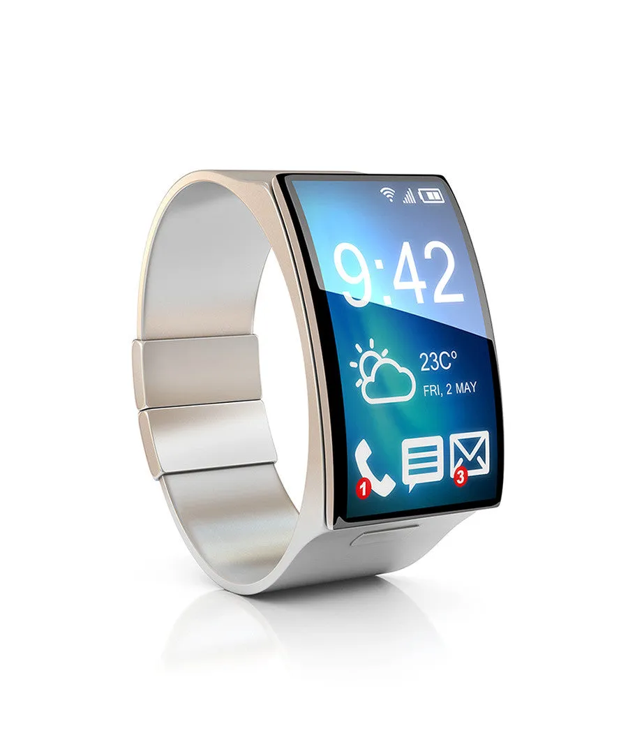 Basic Fitness White Smart Watches