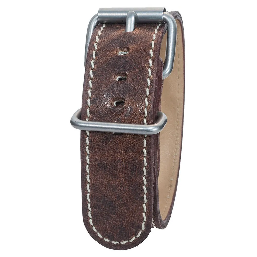 Bertucci Montanaro Survival Horween Leather Nut Brown Watch Band - B-126M