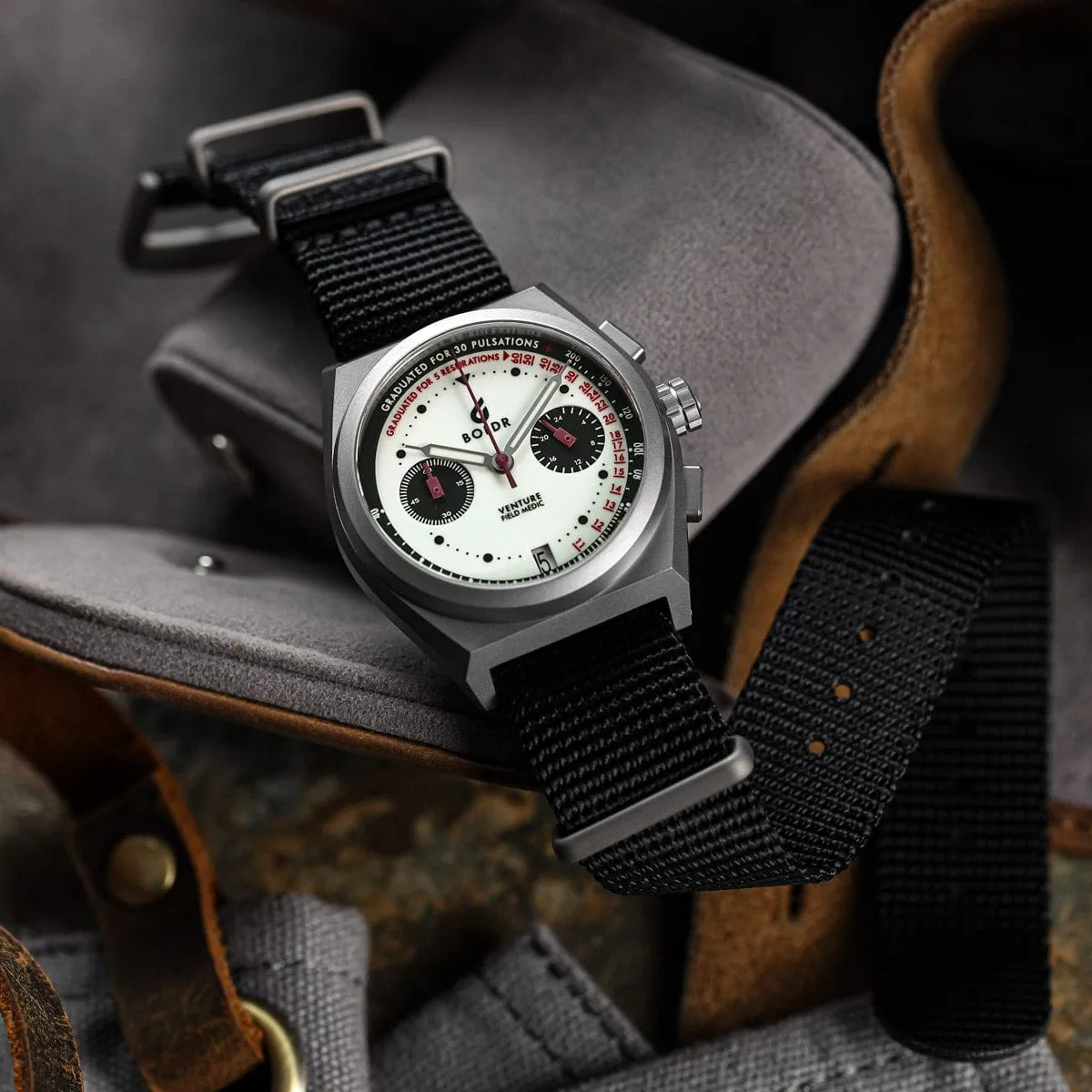 Boldr Venture Field Medic Chronograph Watch - Field Medic II