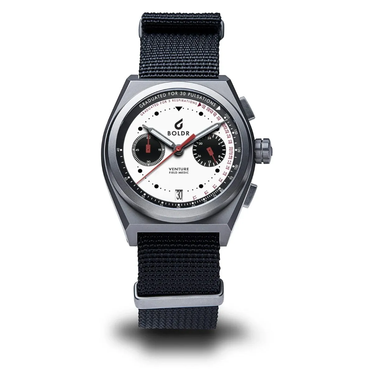 Boldr Venture Field Medic Chronograph Watch - Field Medic II