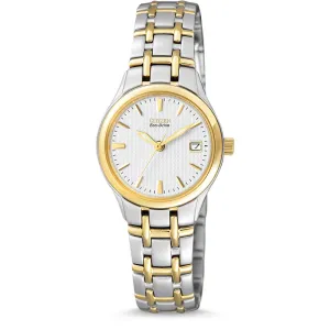 Citizen Eco-Drive Two-Tone Silhouette Watch EW1264-50A