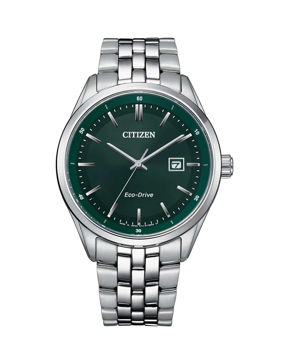 Citizen Green Dial Eco-Drive Mens Watch BM7569-89X