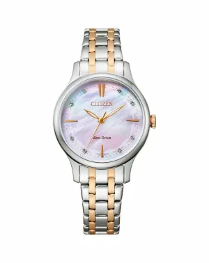 Citizen Mother Of Pearl Dress Watch EM0896-89Y