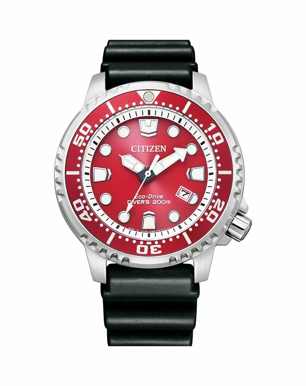 Citizen ProMaster Red Marine Mens Watch BN0159-15X