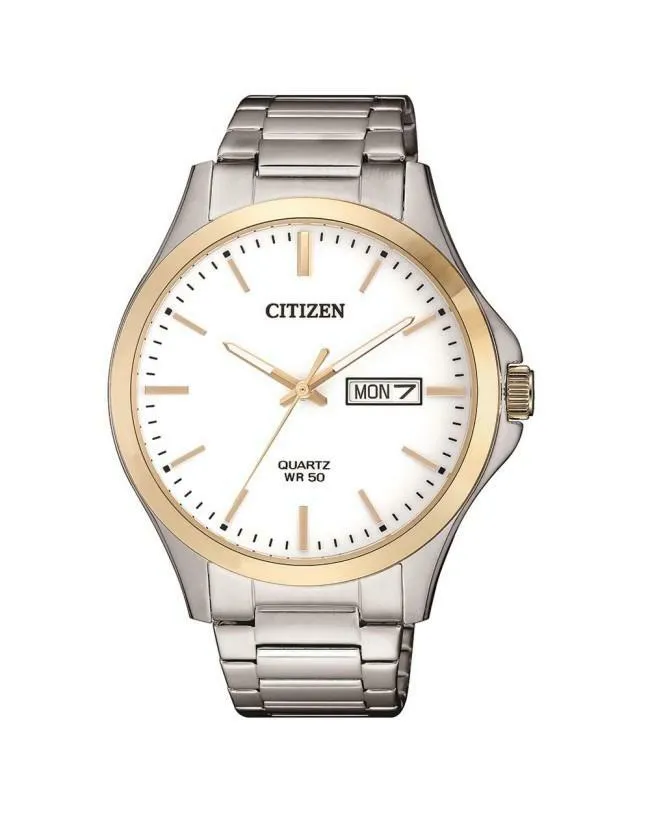 Citizen White Dial Stainless Steel Dress Watch BF2006-86A