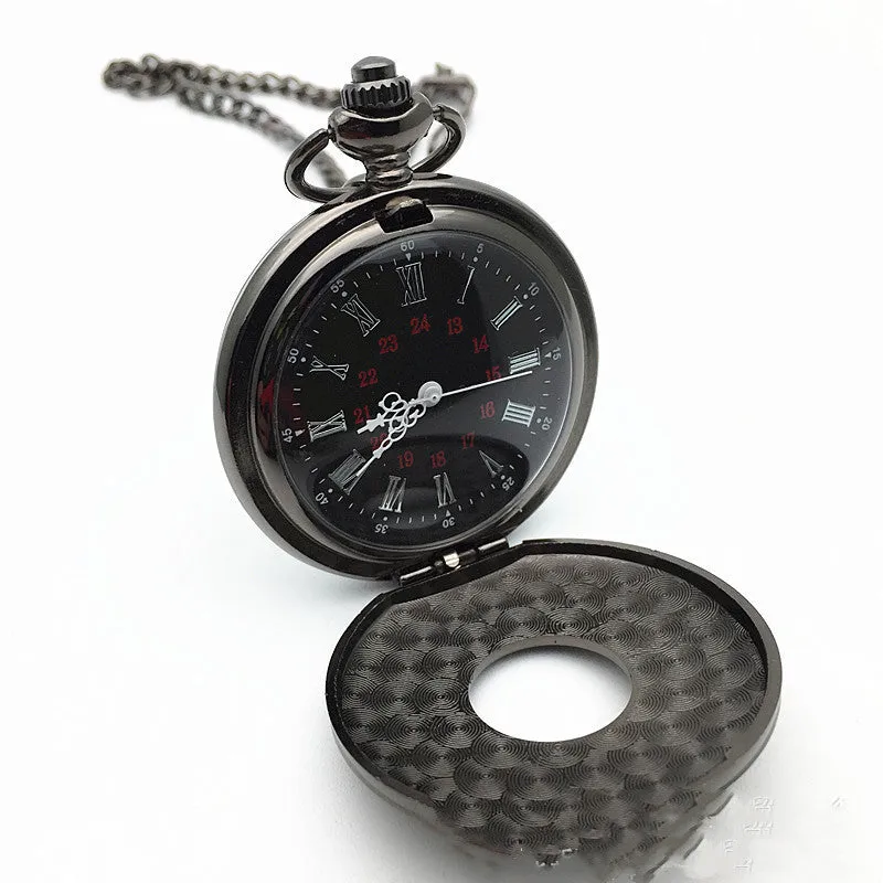 Classic Roman Dual Display Pocket Watch