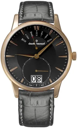 Claude Bernard Classic Retrograde Date 34004 37R GIR