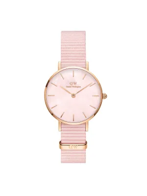 Daniel Wellington Mother of Pearl Pink Dial Women Analogue Watch - DW00100512