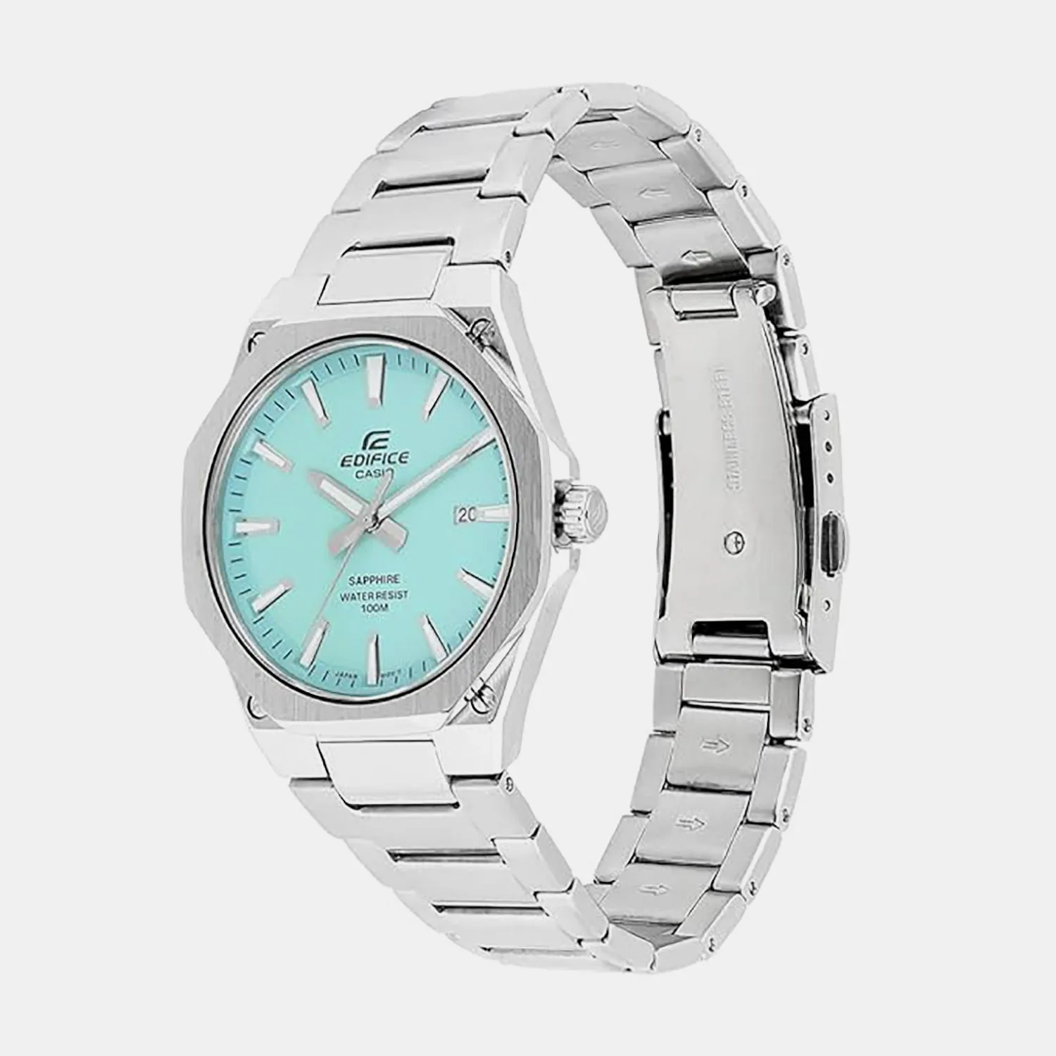 Edifice Male Turquoise Blue Analog Stainless Steel Watch EFR-S108D-2BVUDF ED604