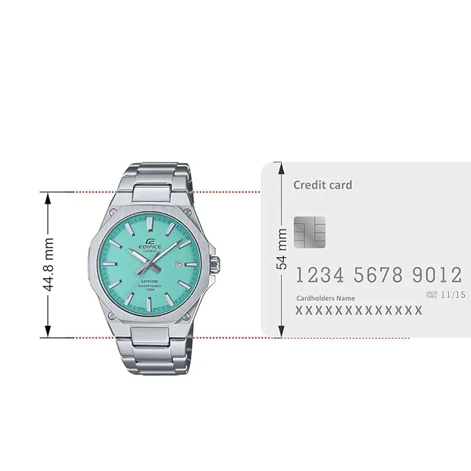 Edifice Male Turquoise Blue Analog Stainless Steel Watch EFR-S108D-2BVUDF ED604