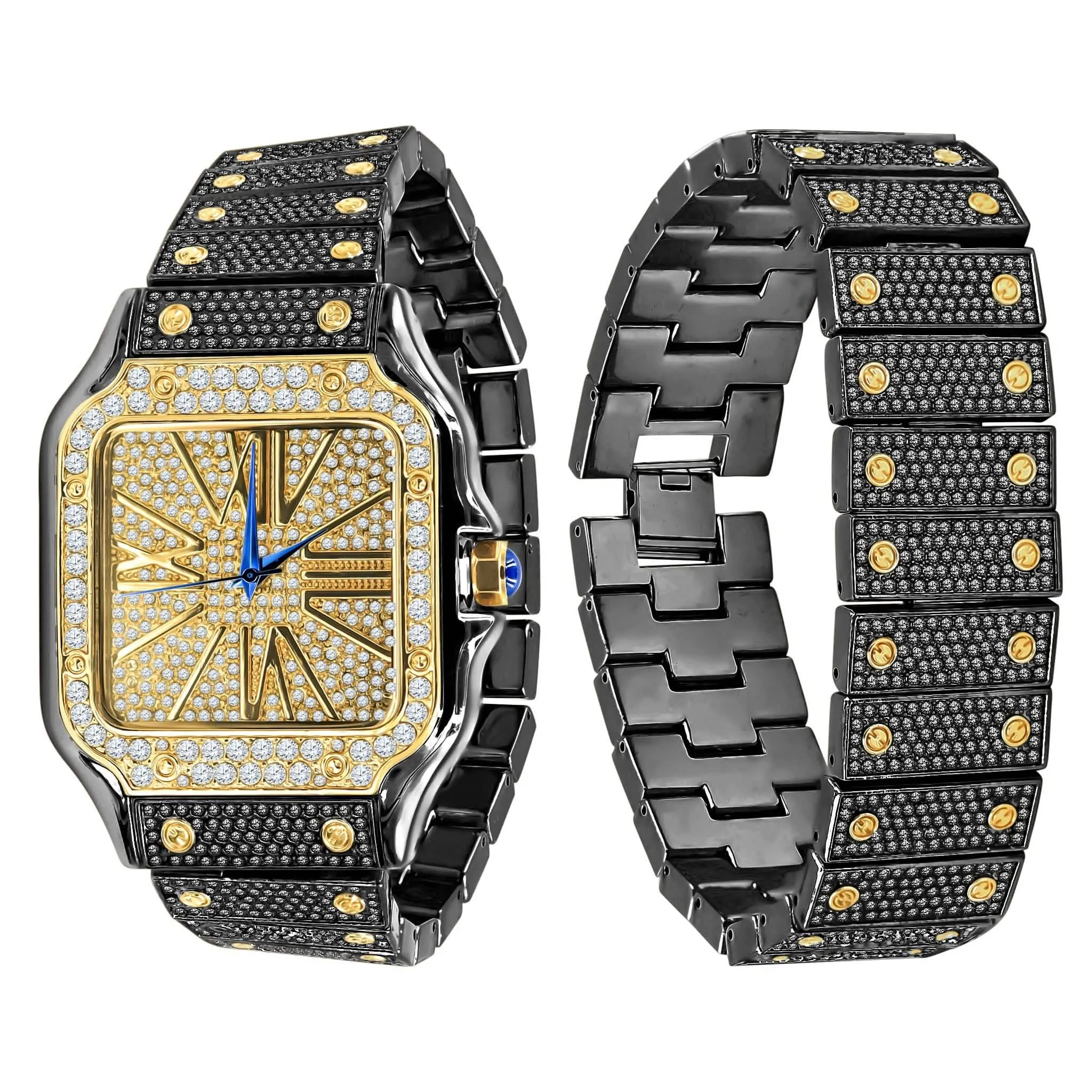 ELEGANT BRASS WATCH & BANGLE COLLECTION | 530748