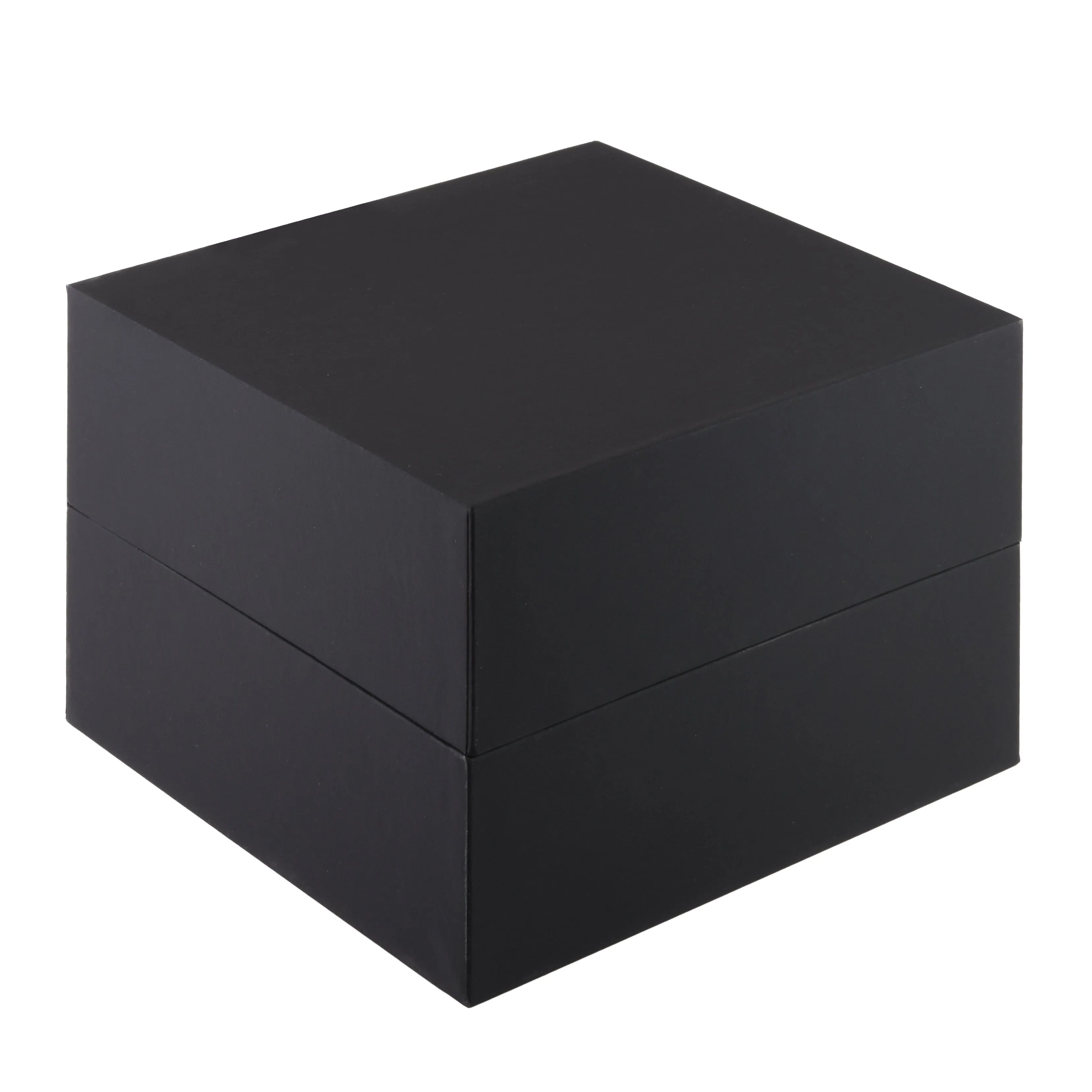 Elegant Soft Touch Paper Watch Box, Time Collection