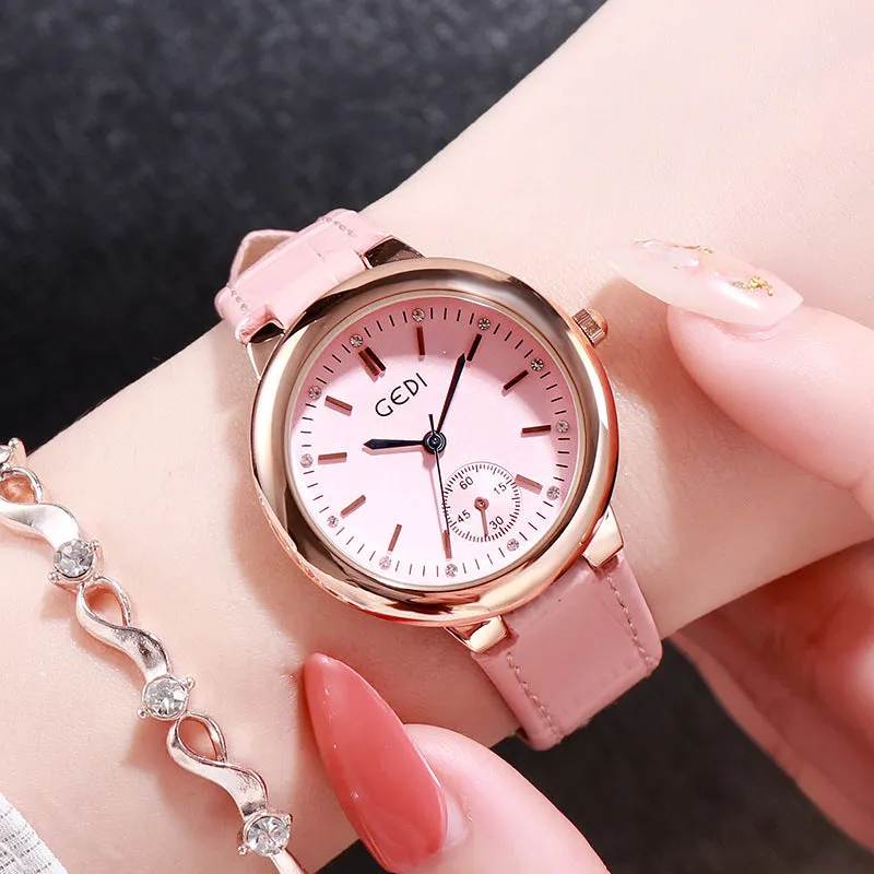 Fashionable elegant temperament belt lady watches