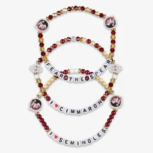 Forever Collectibles Florida State Beaded Friendship Bracelet 3pk