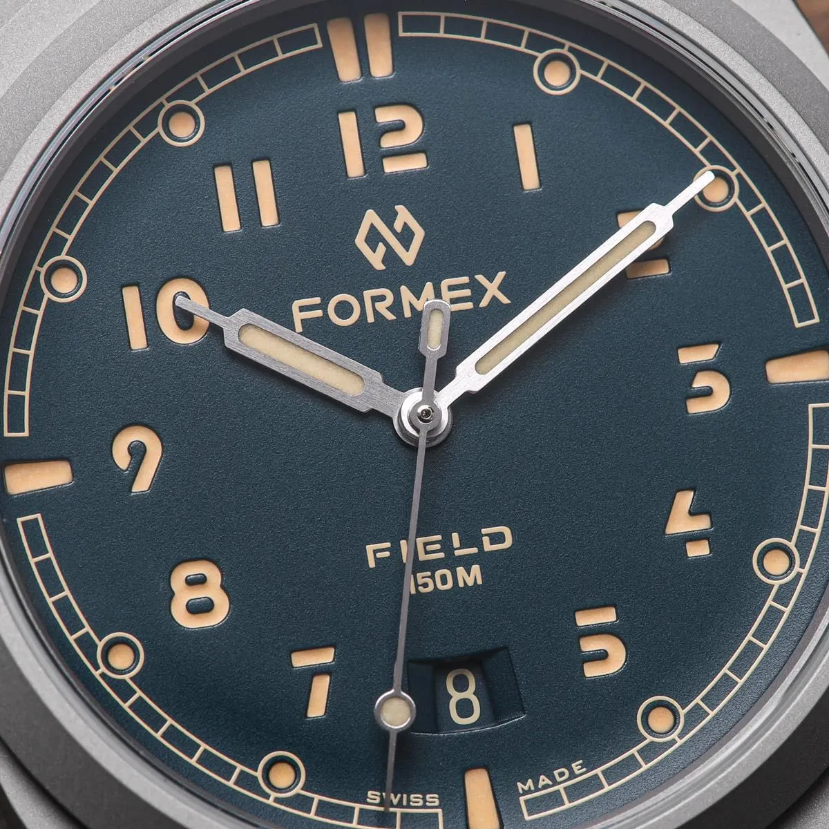 FORMEX Field Automatic - Petrol Blue - Blue Nylon Strap