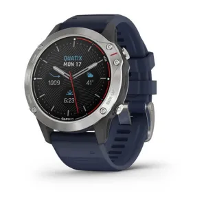 Garmin Quatix 6 Captain Blue Band Multisport Marine GPS Smartwatch - 010-02158-90