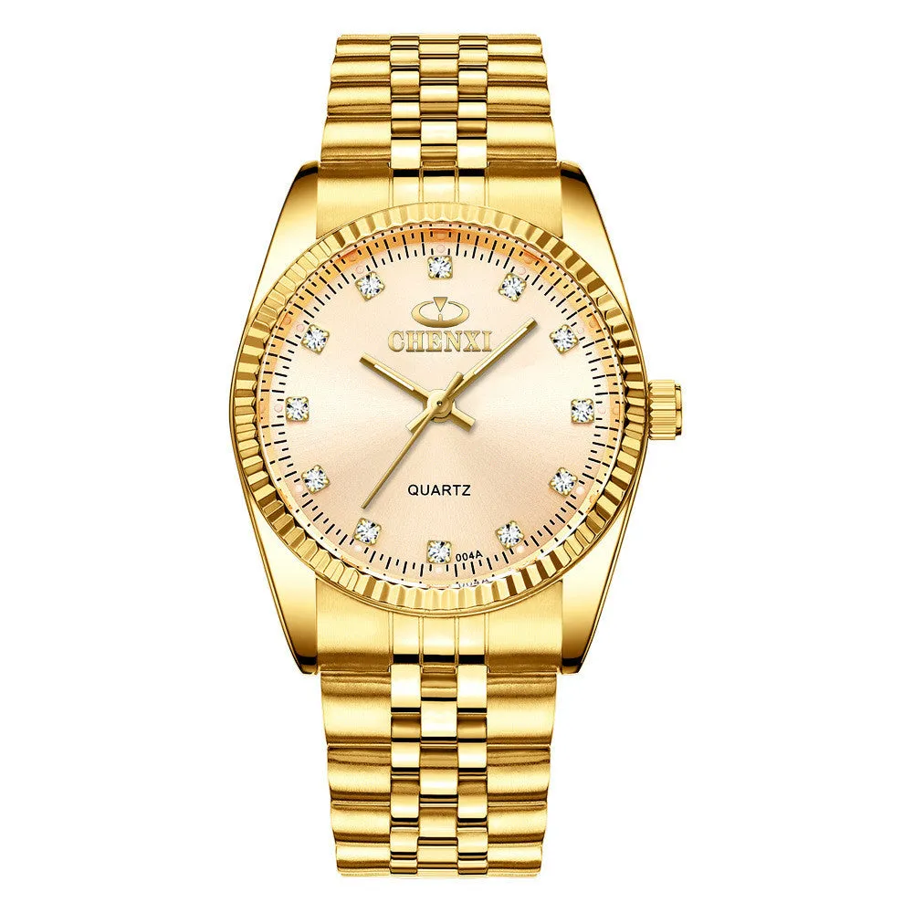 Golden Lover's Couple Watch