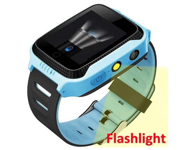 GPS tracker kids watch Smart GPS Camera Flashlight SOS Call Location Baby clock  SIM card