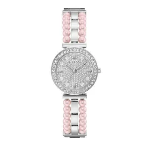 Guess Gala Two-tone Stainless Steel Silver Dial Quartz Watch for Ladies - GW0531L1