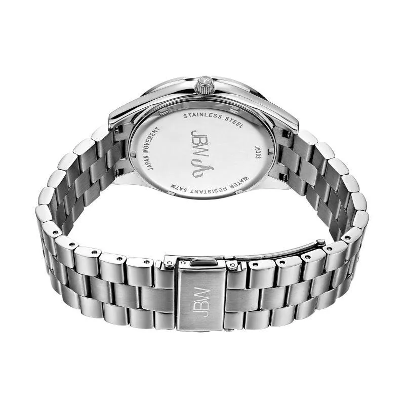 JBW Women's Mondrian Stainless Steel Watch 0.16 ctw Diamond - Silver - J6303