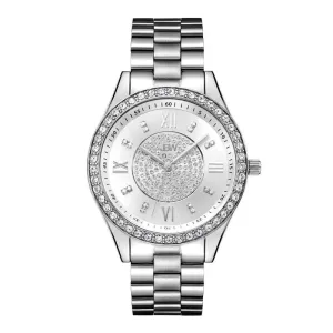 JBW Women's Mondrian Stainless Steel Watch 0.16 ctw Diamond - Silver - J6303