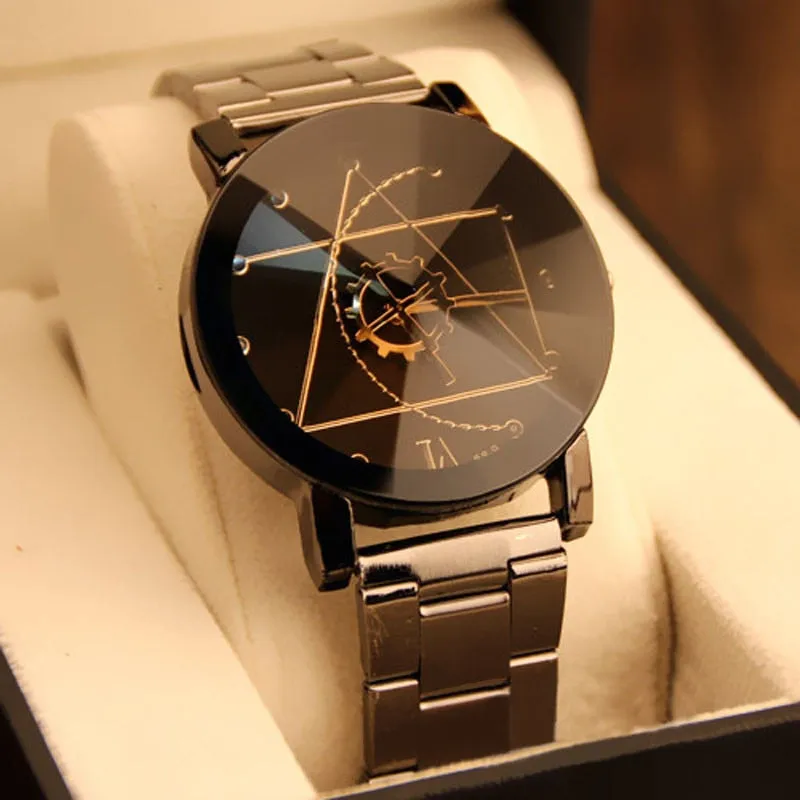 Luxury Fashion Ladies Watches Rose Gold Women Watches Elegant Minimalism Rhinestone Casual Black Female Waterproof Clock