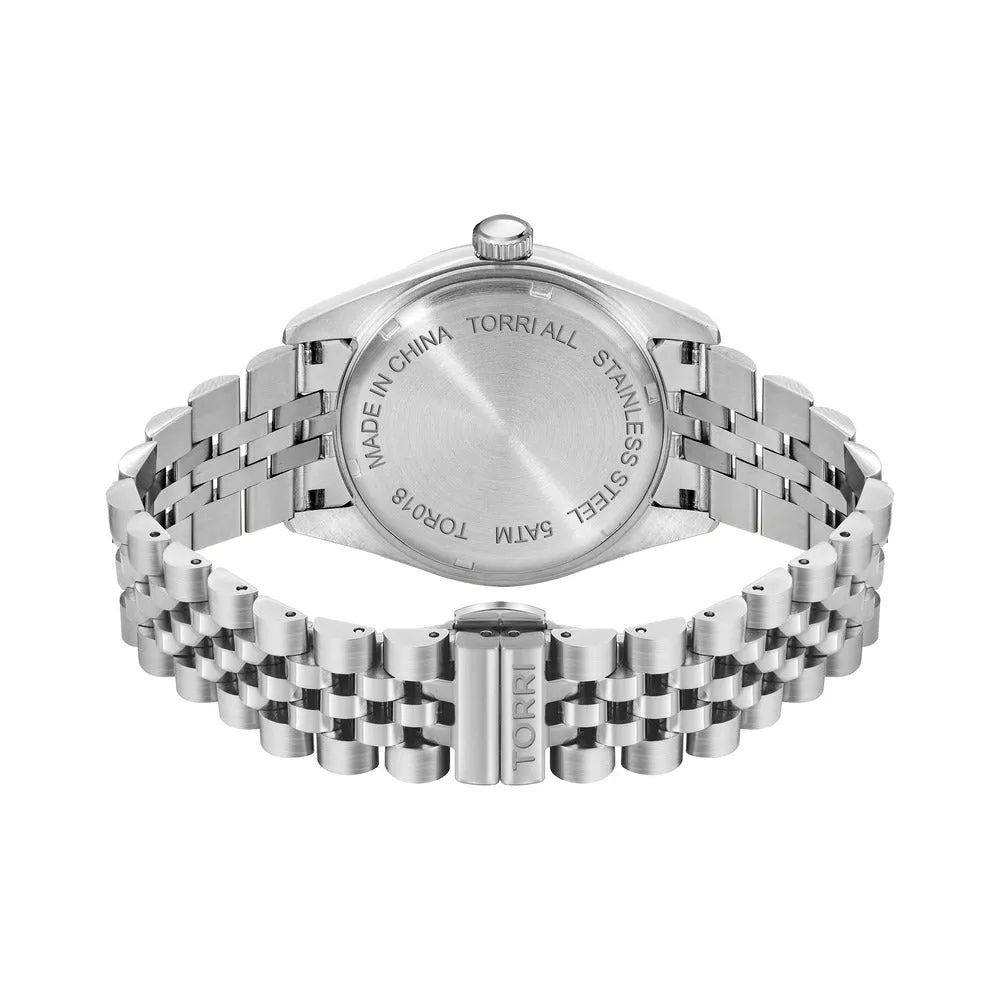 Men Silver 40mm Watch