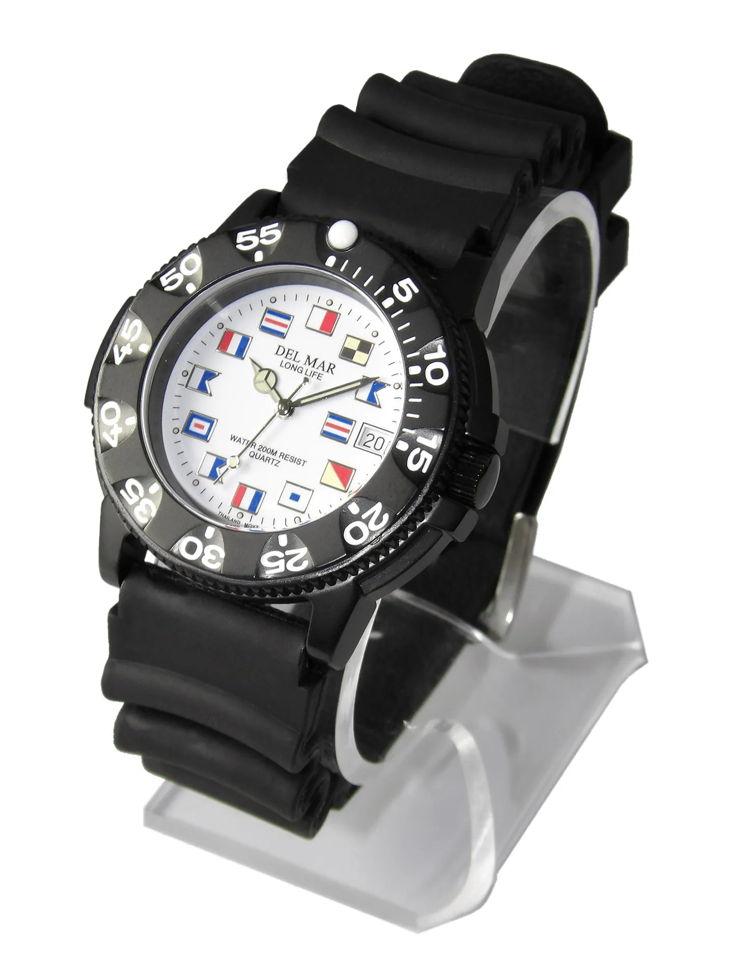 Men's Sand Key Dive 200 M White Nautical Face #50512