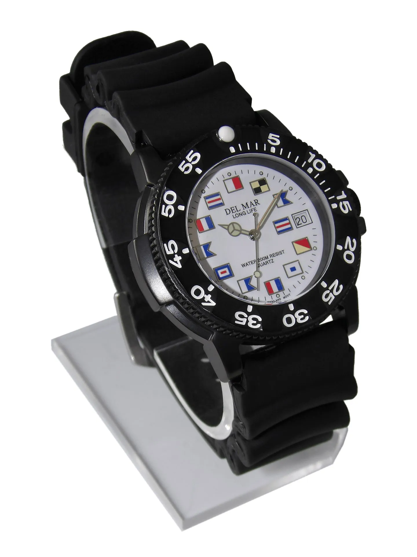 Men's Sand Key Dive 200 M White Nautical Face #50512