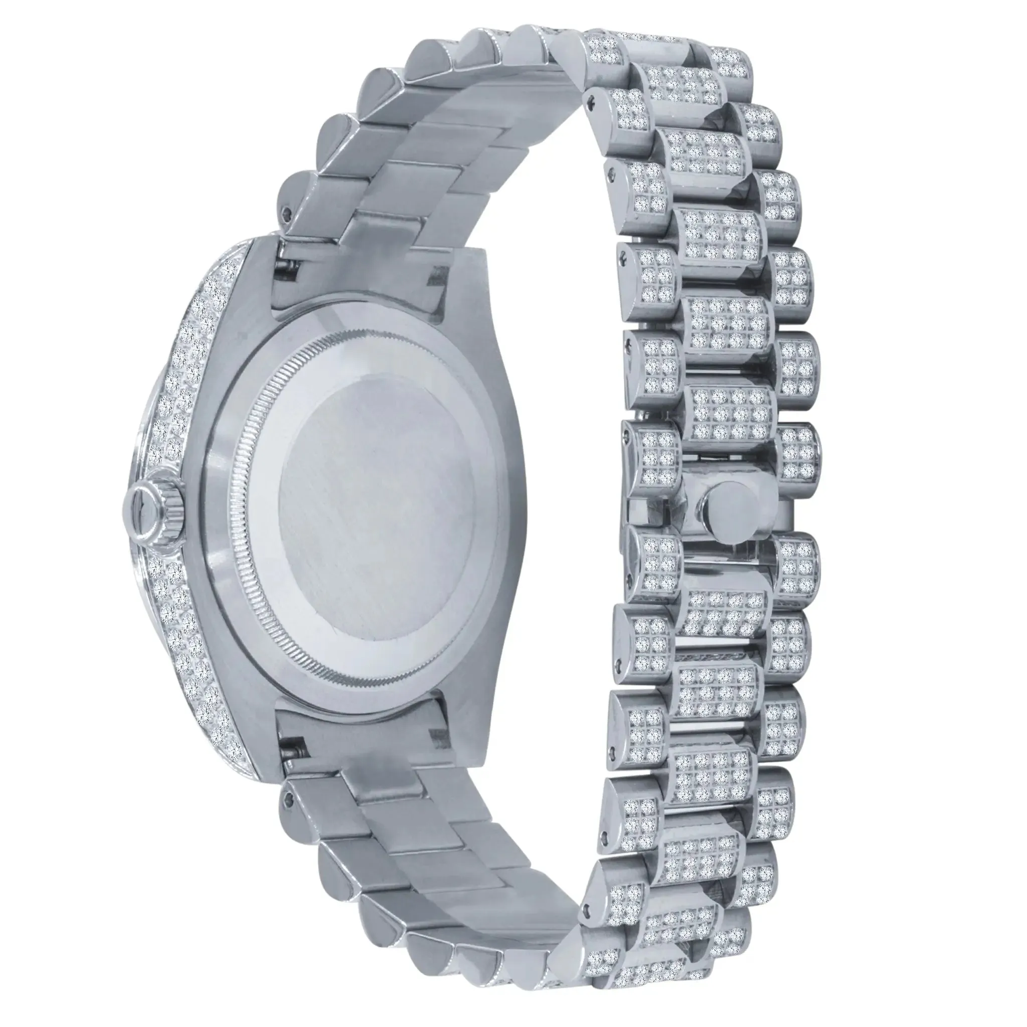 Moissanite Elegance: ICEMAN Luxe Timepiece II 590011