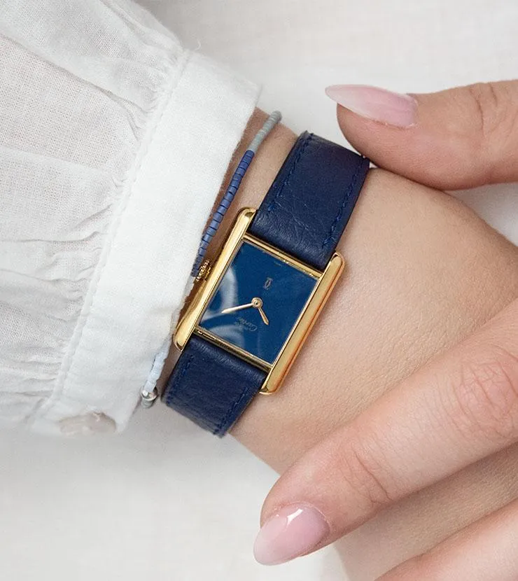 Must de Cartier Tank Lapis Style Dial