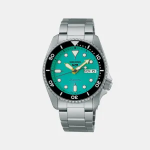 New 5 sports Men's Teal Automatic Stainless steel Watch SRPK33K1