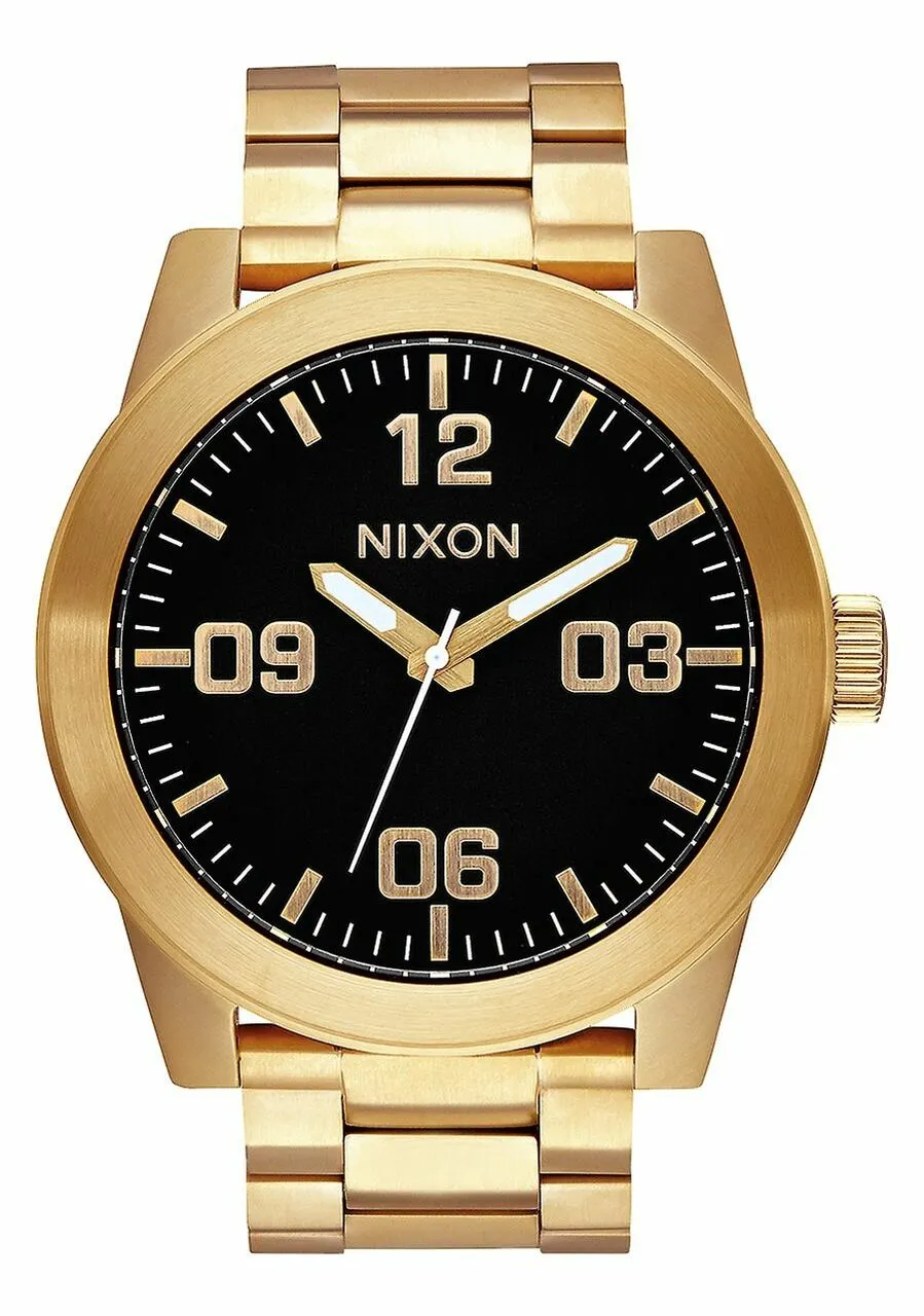 Nixon Corporal SS All Gold And Black Mens Watch A346-510-00