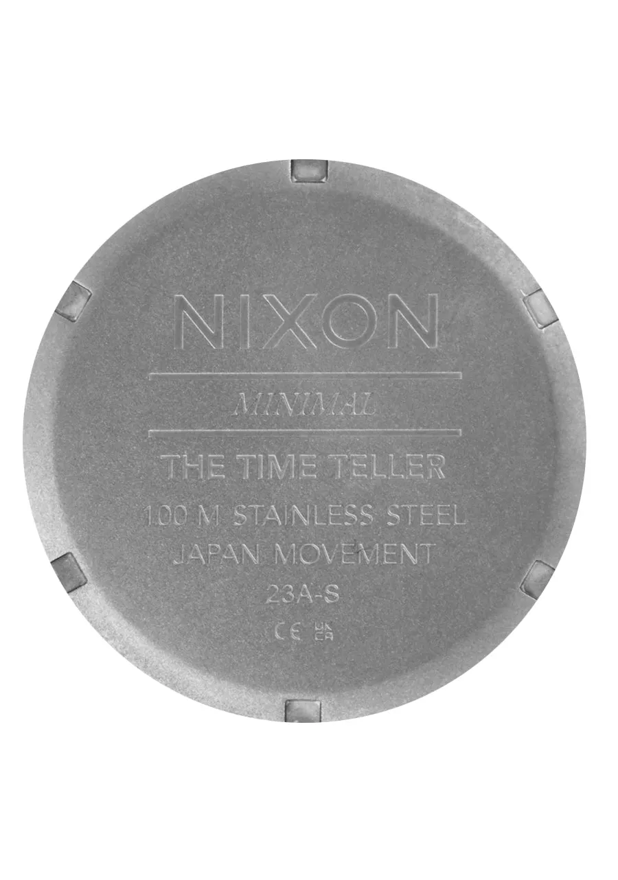 Nixon The Time Teller Leather Watch