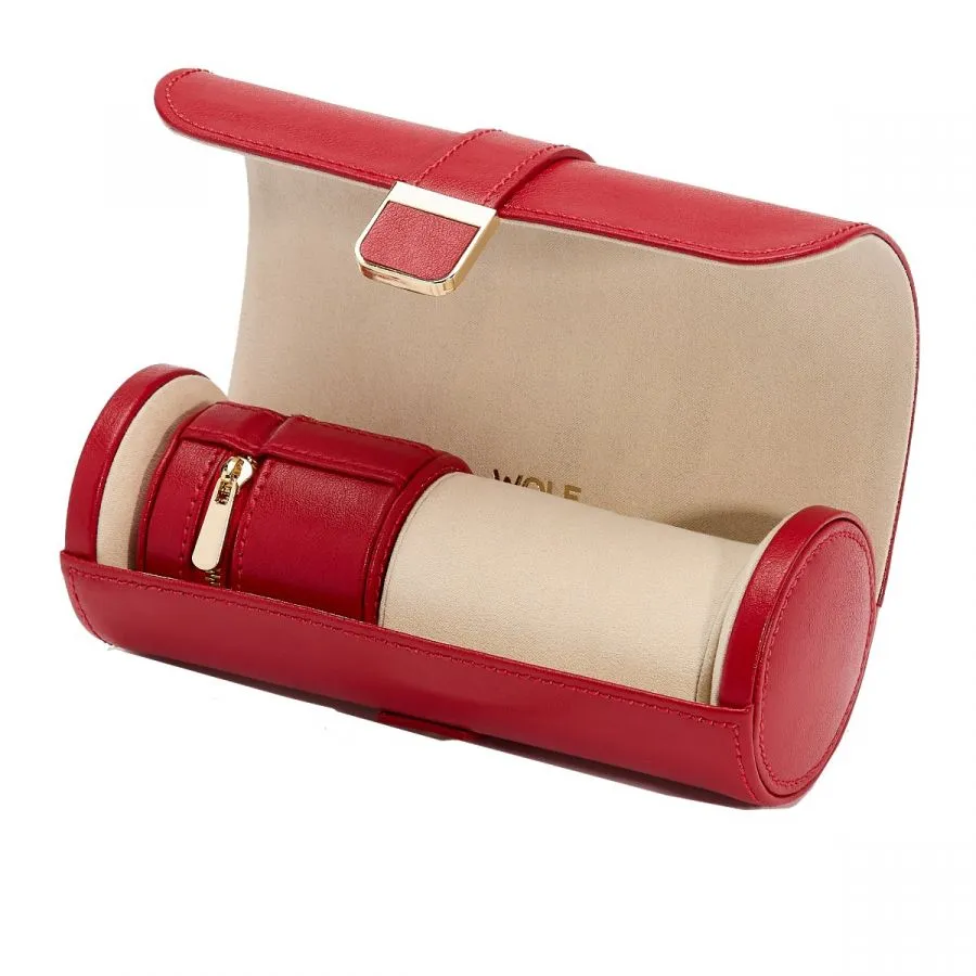 Palermo Double Watch Roll w/ Jewelry Pouch