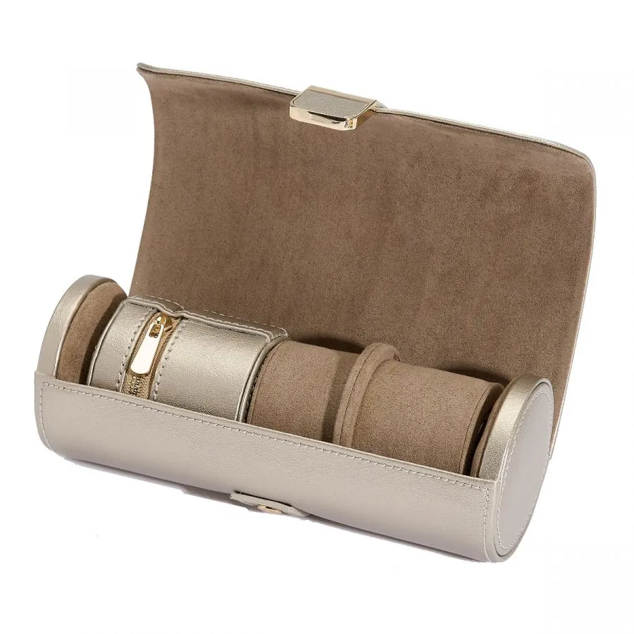 Palermo Double Watch Roll w/ Jewelry Pouch