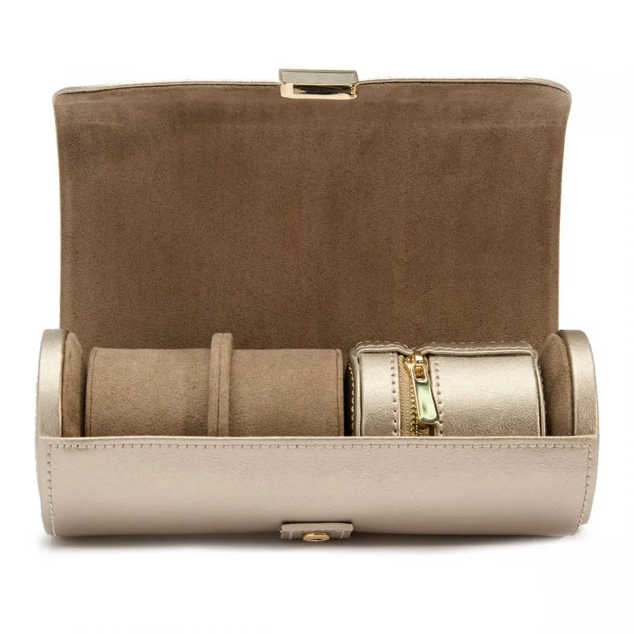 Palermo Double Watch Roll w/ Jewelry Pouch