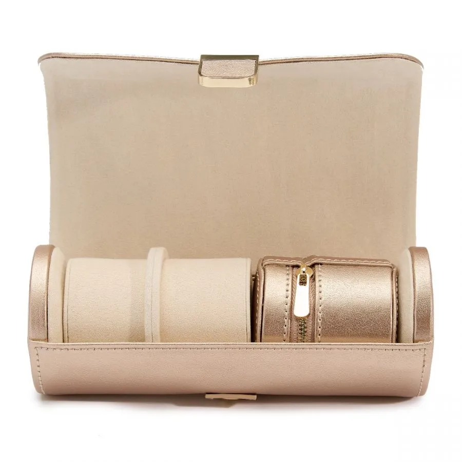 Palermo Double Watch Roll w/ Jewelry Pouch