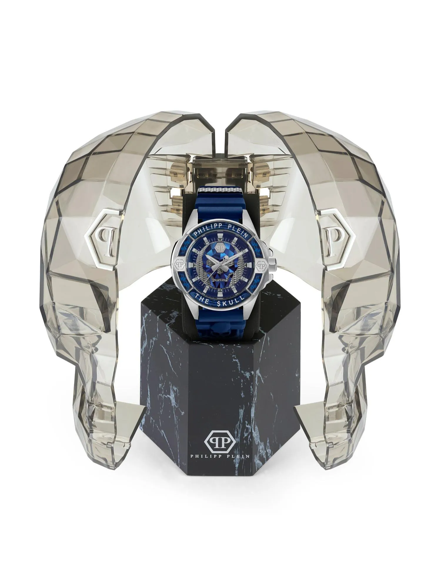 Philipp Plein Men 44 mm Size Blue Dial Analog Watch - PWAAA1722