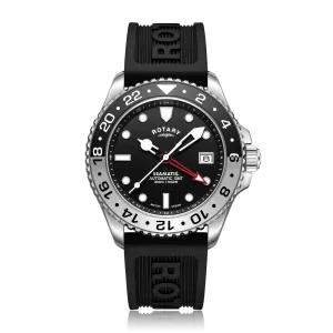 Rotary Seamatic GMT Men's Black Watch GS04378/97