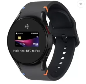 Samsung Galaxy Watch FE, 40mm BT, Sapphire Crystal Display, Sleep Coach, Fall Detection (Black Strap, Small)