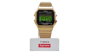 Supreme Timex Digital Watch Gold