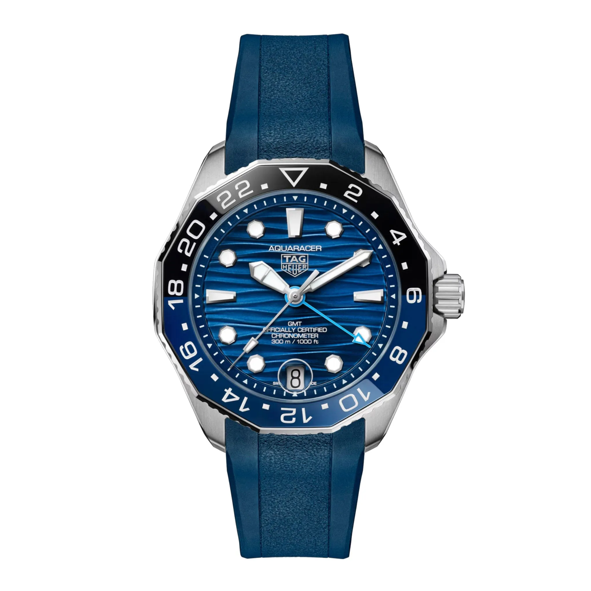 Tag Heuer Aquaracer Professional 300 GMT Men's Blue Watch WBP5114.FT6259