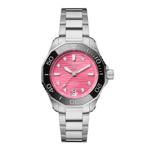 Tag Heuer Aquaracer Professional 300 Ladies Pink Watch WBP231J.BA0618