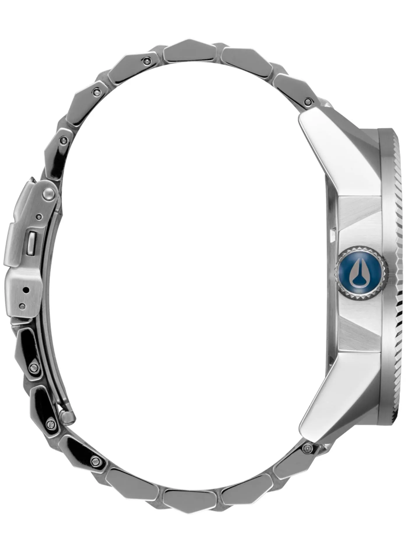 The Corporal Stainless Steel Silver/Indigo Watch